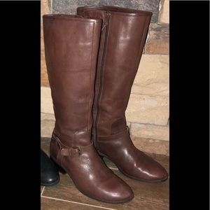 Ralph Lauren Brown Riding Boots, Tall Boots